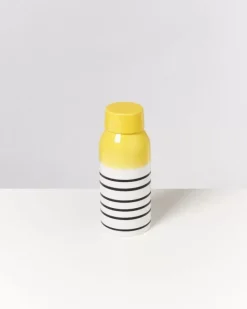 Garrafa Gelb Schwarz Gestreift