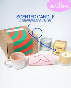 Geschenkbox - 2 X Coimbra Teetasse & 1 X Duftkerze
