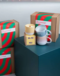 Geschenkbox - 2 X Coimbra Teetasse & 1 X Duftkerze