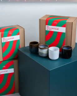 Geschenkbox - 4 X Melides Becher Klein