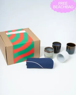 Geschenkbox - 4 X Melides Becher Klein