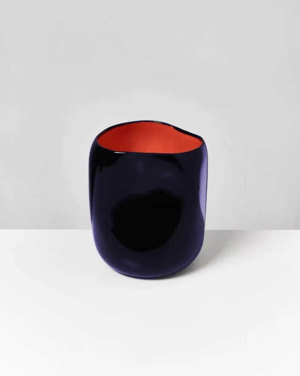 Joao Vase L Blau Coral
