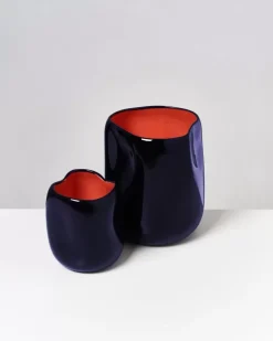 Joao Vase L Blau Coral