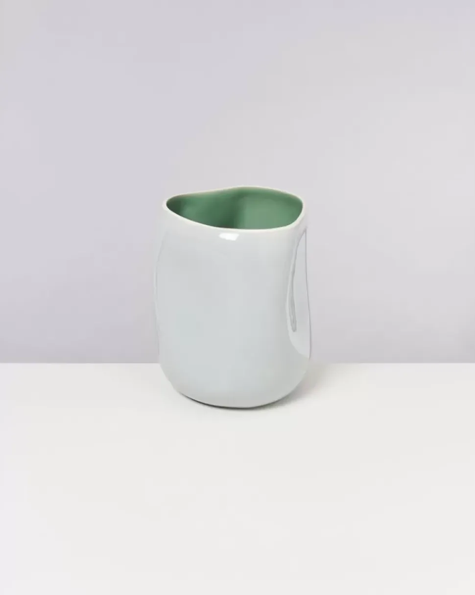 Joao Vase L Hellblau Salbei