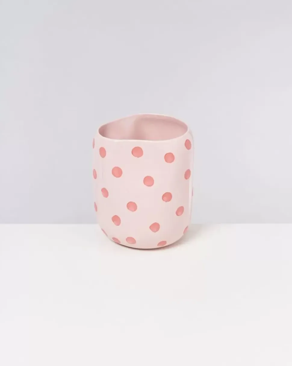 Joao Vase L Rosa Mit Punkten
