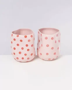 Joao Vase L Rosa Mit Punkten