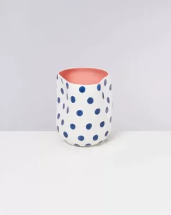 Joao Vase L Weis Mit Punkten