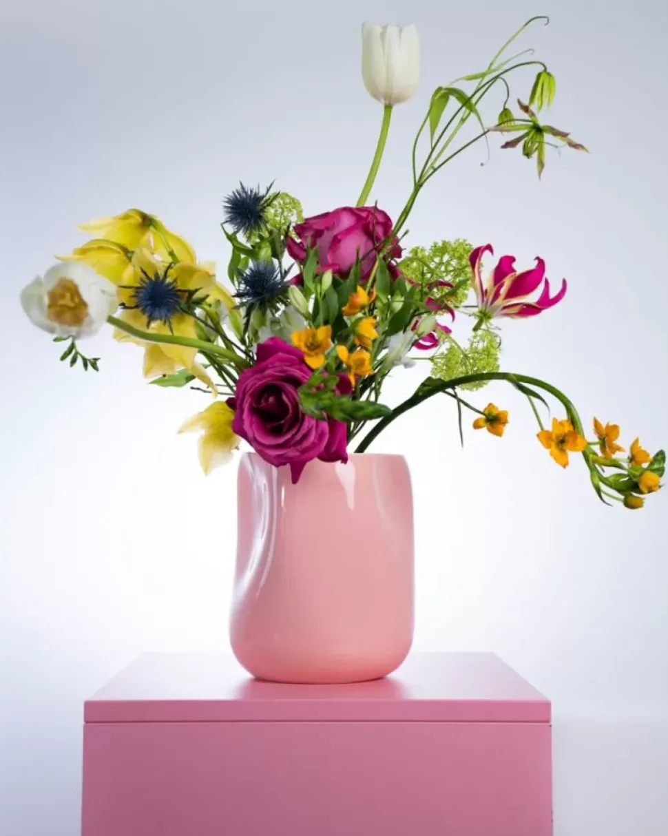 Joao Vase M Rosa Orange