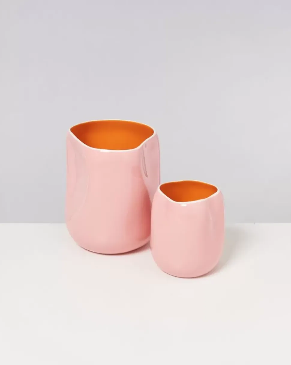 Joao Vase M Rosa Orange