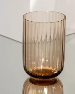 Joia Glas Riffled Bronze