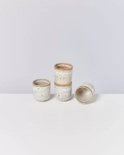 Lua 4Er Set Becher Klein Beige