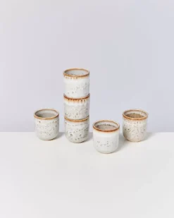 Lua 6Er Set Becher Klein Beige