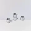 Mae 4Er Set Espressotasse Grau