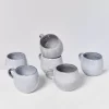 Mae 6Er Set Tasse Gros Grau