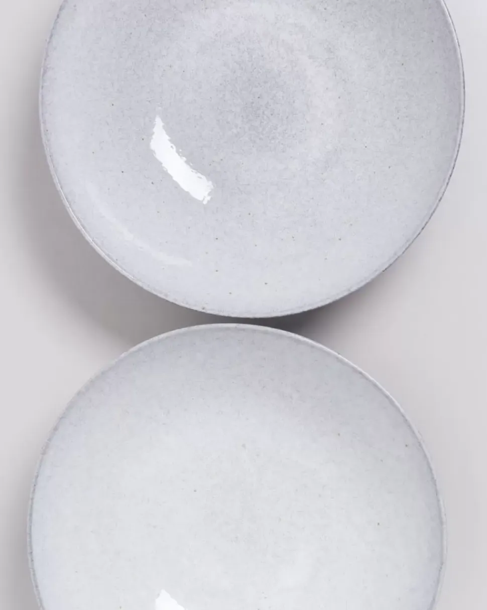 Mae Servierschale Gros Flach Grau