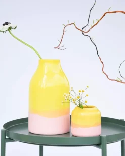 Marisa Vase Gelb Rose