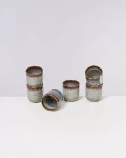 Melides 6Er Set Becher Klein Forest Brown