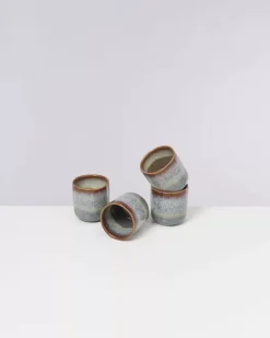 Melides 4Er Set Becher Klein Forest Brown