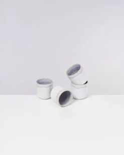 Melides 4Er Set Becher Klein Stoneblue