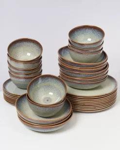 Melides Forest Brown - 40 Teiliges Set