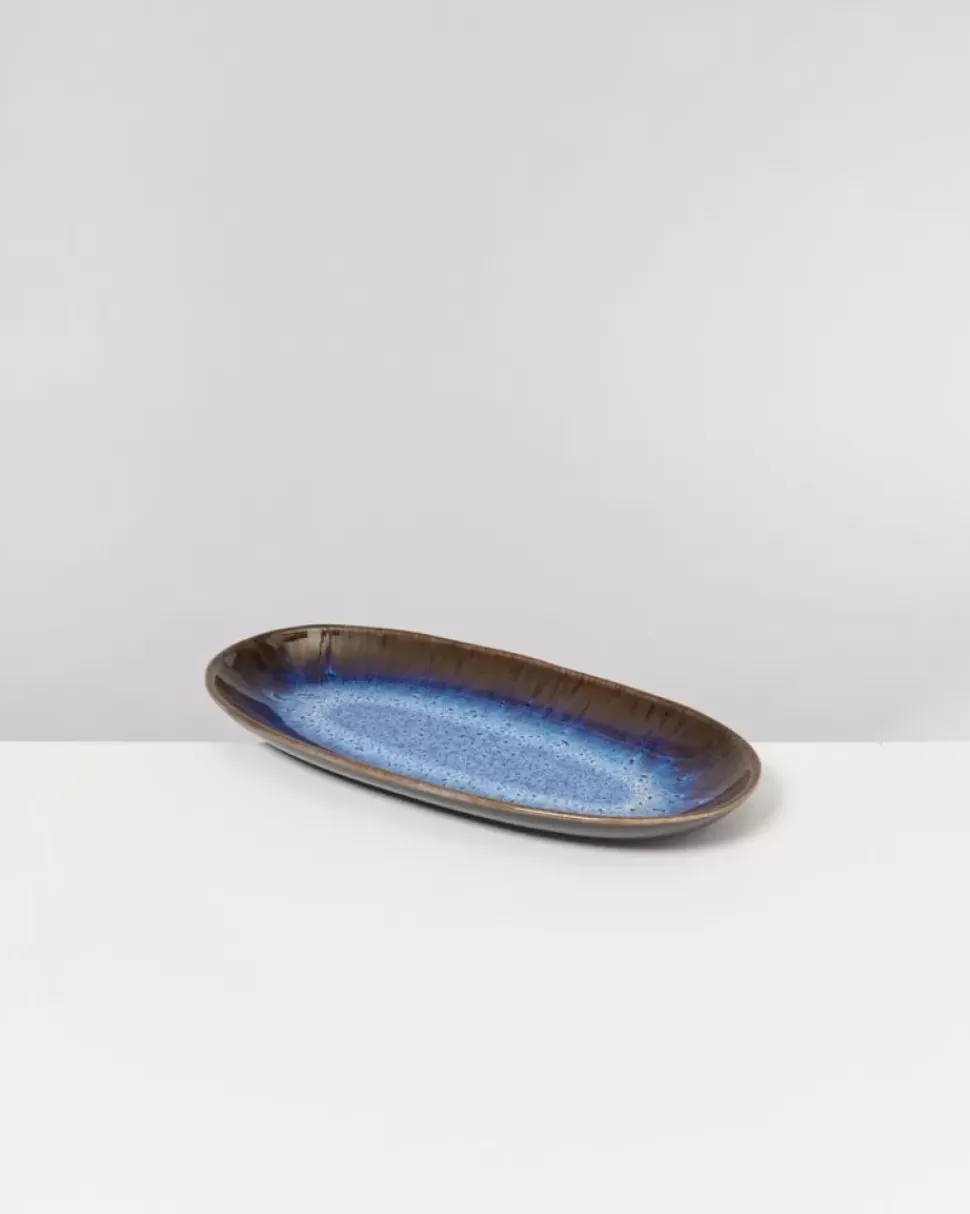 Melides Servierplatte L Black Scope