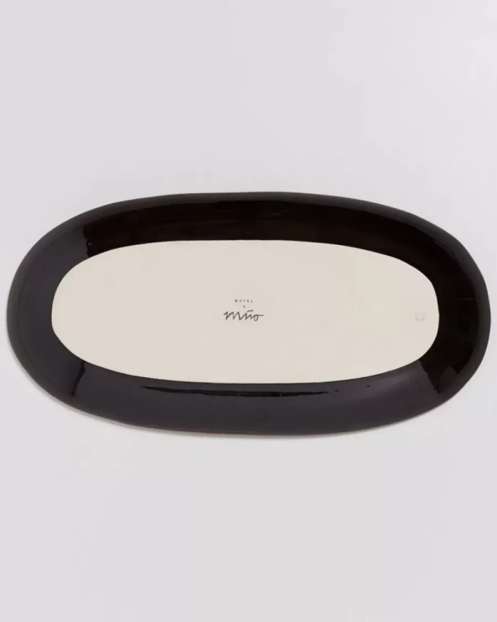 Melides Servierplatte L Black Scope