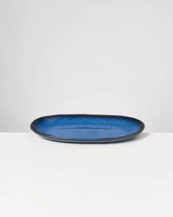 Melides Servierplatte L Blue