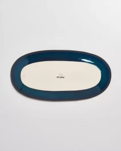 Melides Servierplatte L Oceanblue