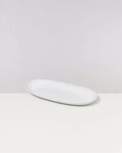 Melides Servierplatte L White