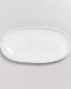 Melides Servierplatte L White