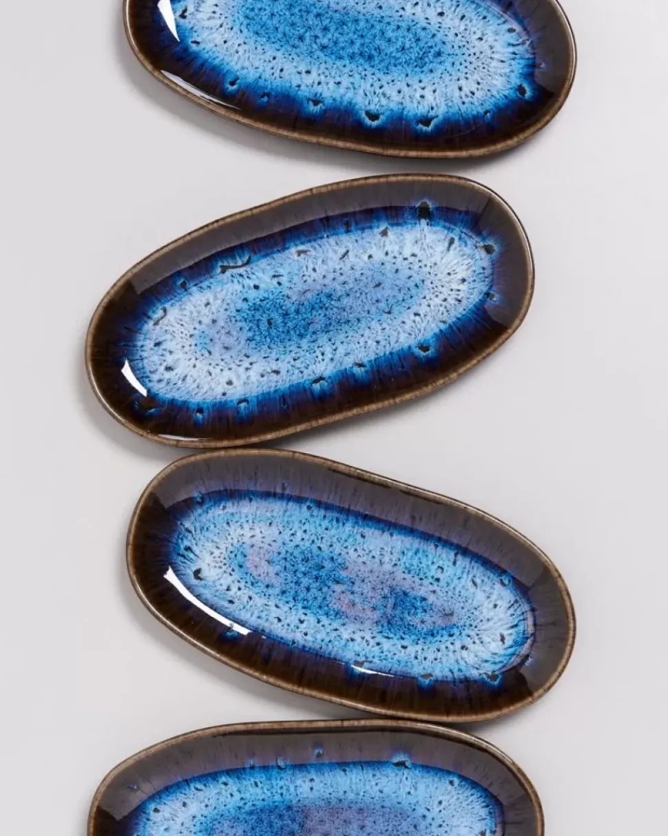 Melides Servierplatte M Black Scope