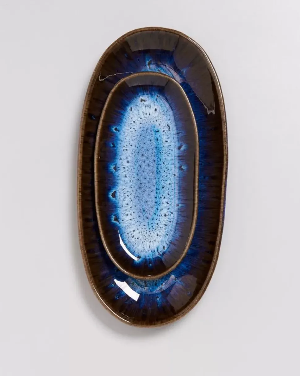 Melides Servierplatte M Black Scope