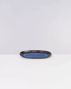 Melides Servierplatte M Deepseablue