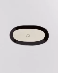 Melides Servierplatte M Deepseablue