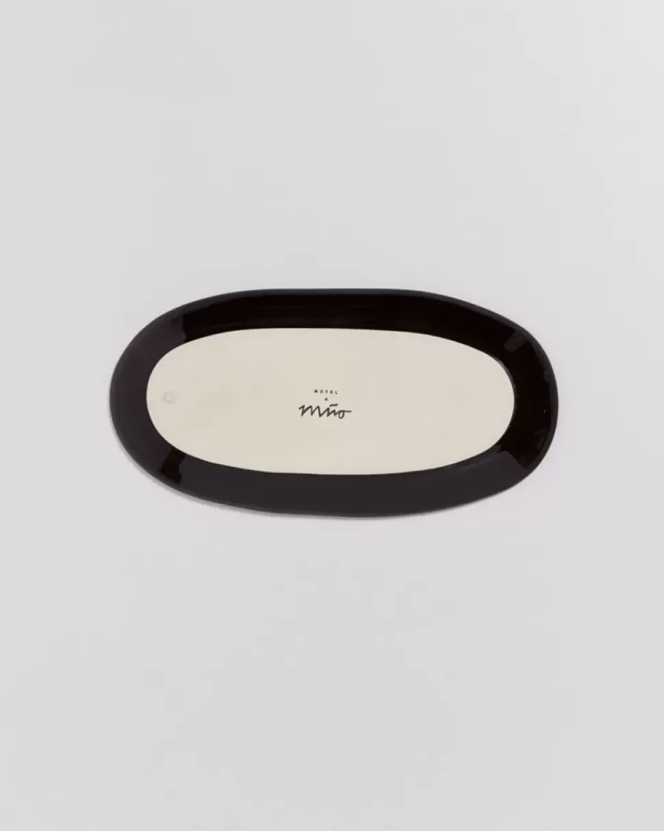 Melides Servierplatte M Deepseablue