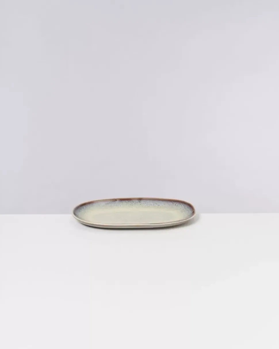 Melides Servierplatte M Forest Brown