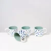 Nodoa 4Er Set Tasse Mint Mit Punkten