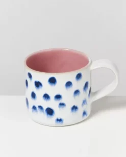 Nodoa 6Er Set Tasse Rosa Mit Punkten