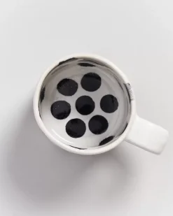 Nodoa 6Er Set Tasse Schwarze Punkte