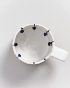 Nodoa 6Er Set Tasse Weis Blau