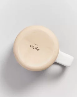 Nodoa Tasse Weis Blau