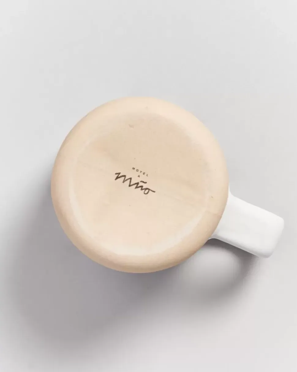 Nodoa Tasse Weis Blau