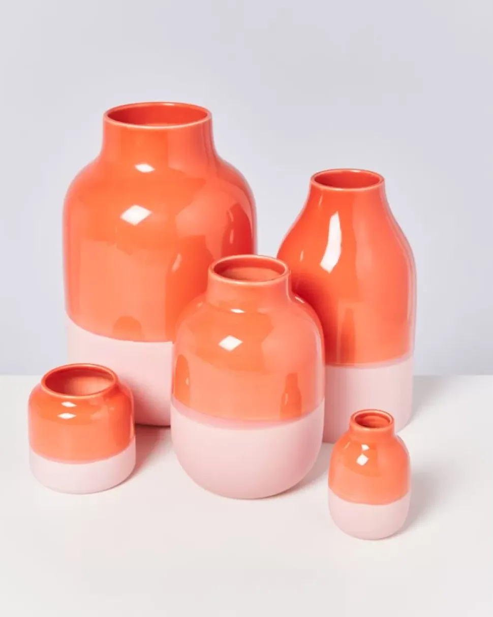 Nuno Vase L Rose Coral