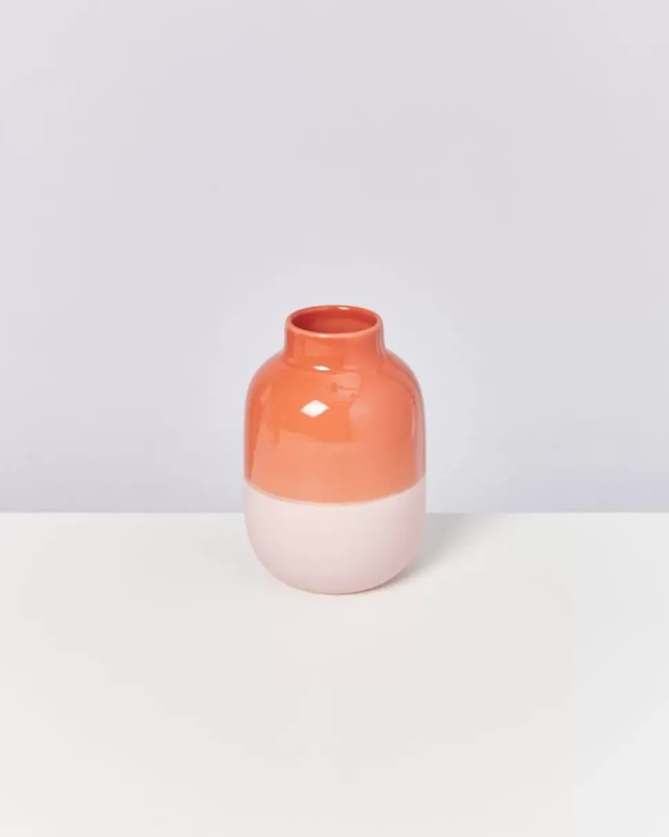 Nuno Vase M Rose Coral