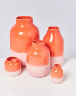 Nuno Vase M Rose Coral