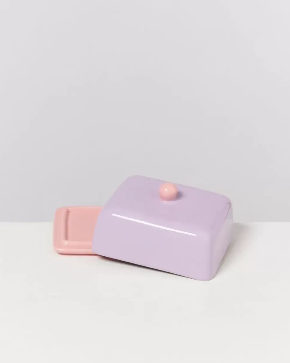 Seia Butterdose Lila Rosa