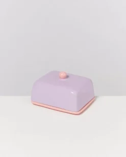 Seia Butterdose Lila Rosa