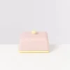Seia Butterdose Rosa Gelb