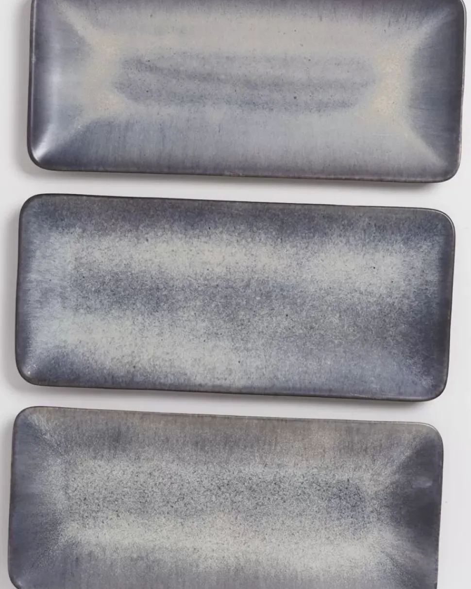 Sintra Servierplatte L Modern Schwarz