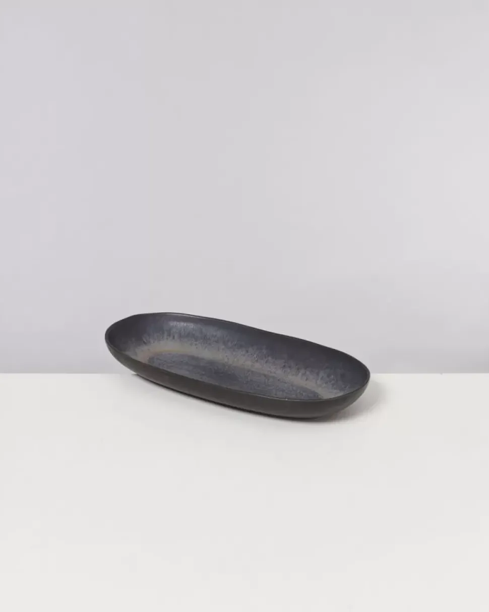 Sintra Servierplatte L Schwarz